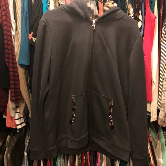 SOLD Sequin Juicy Couture Jacket - Picture 2 of 3